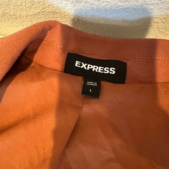 Express women’s pantsuit size L rust color - Picture 7 of 13